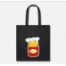 So Very French Fries Black Tote Bag